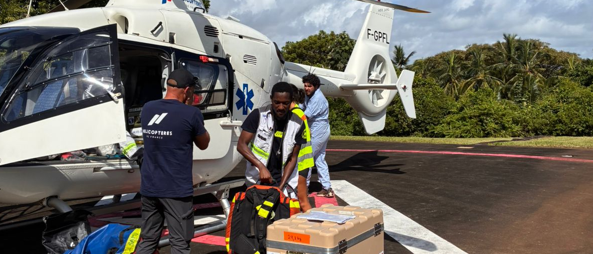 Un exercice de situation sanitaire exceptionnelle aux îles du Salut.