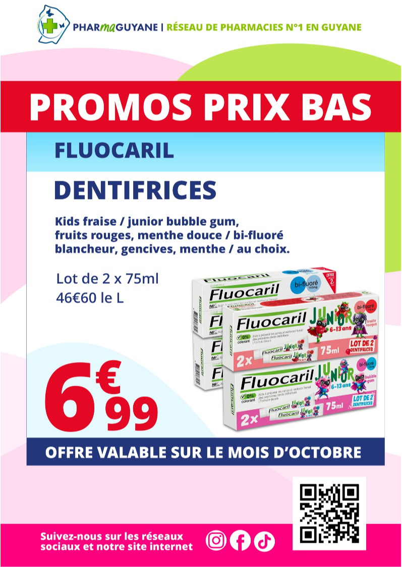 FLUOCARIL Dentifrices
