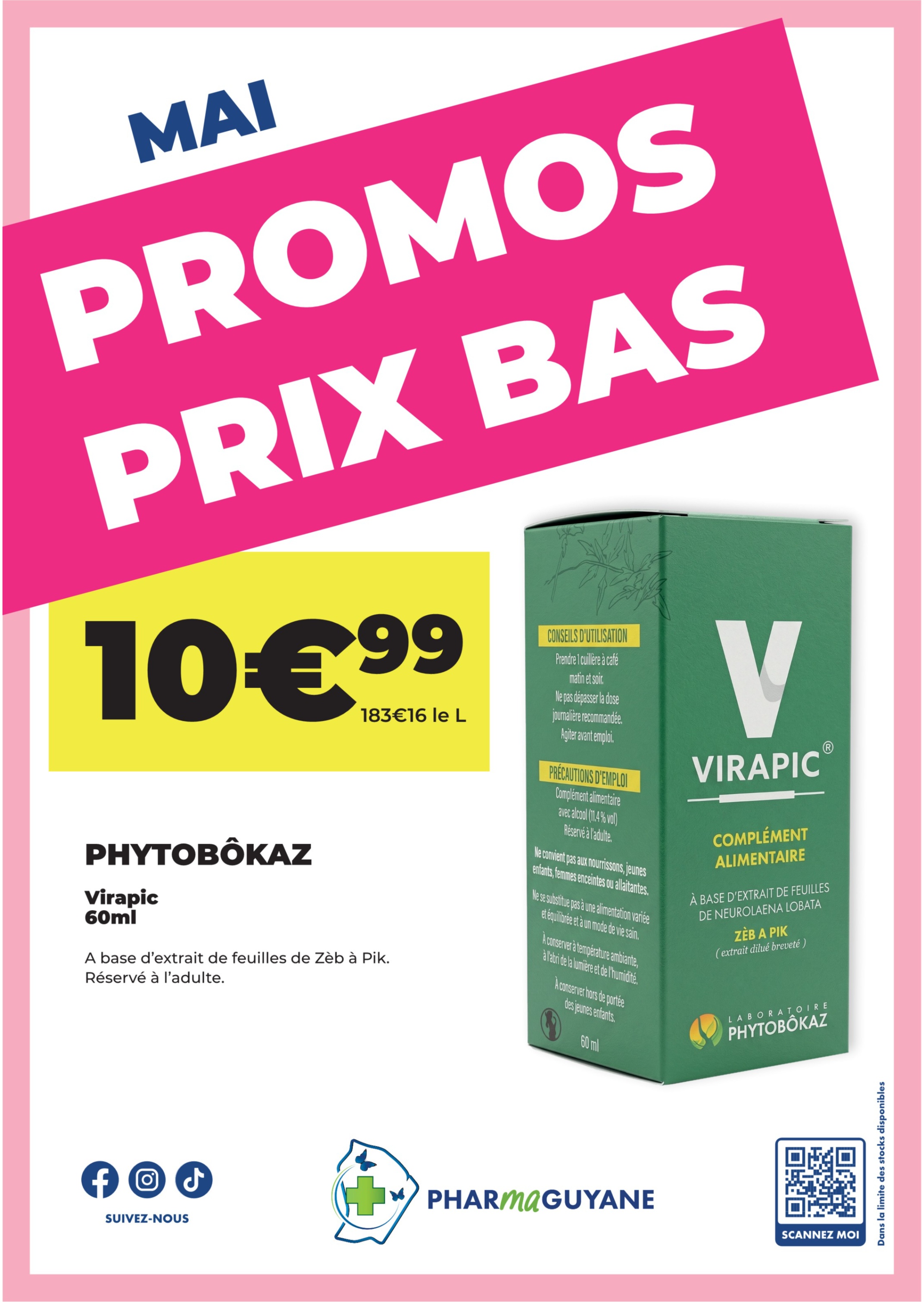 PHYTOBÔKAZ Virapic 60ml