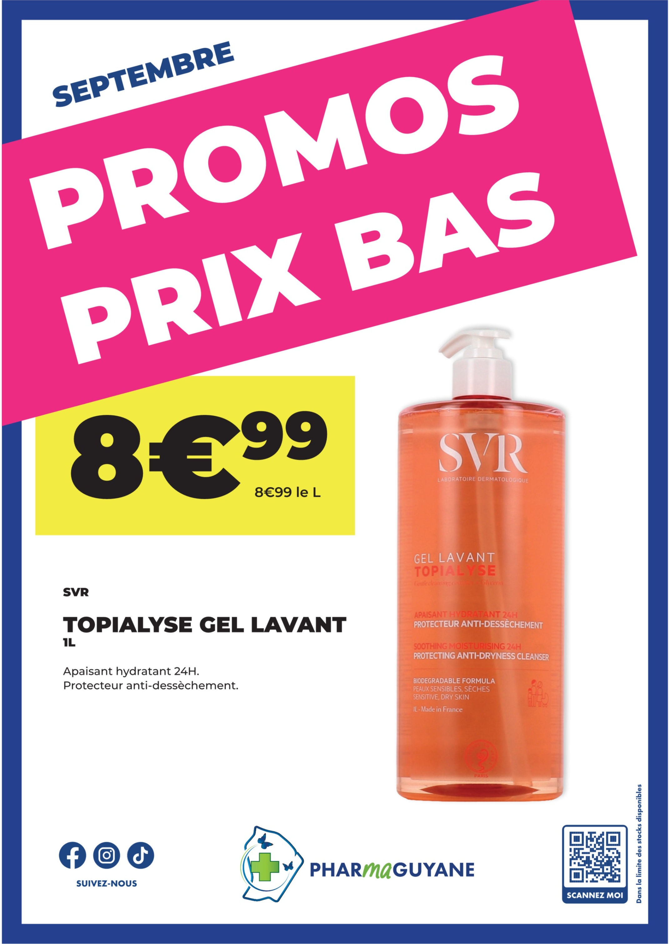SVR Topialyse gel lavant 1L
