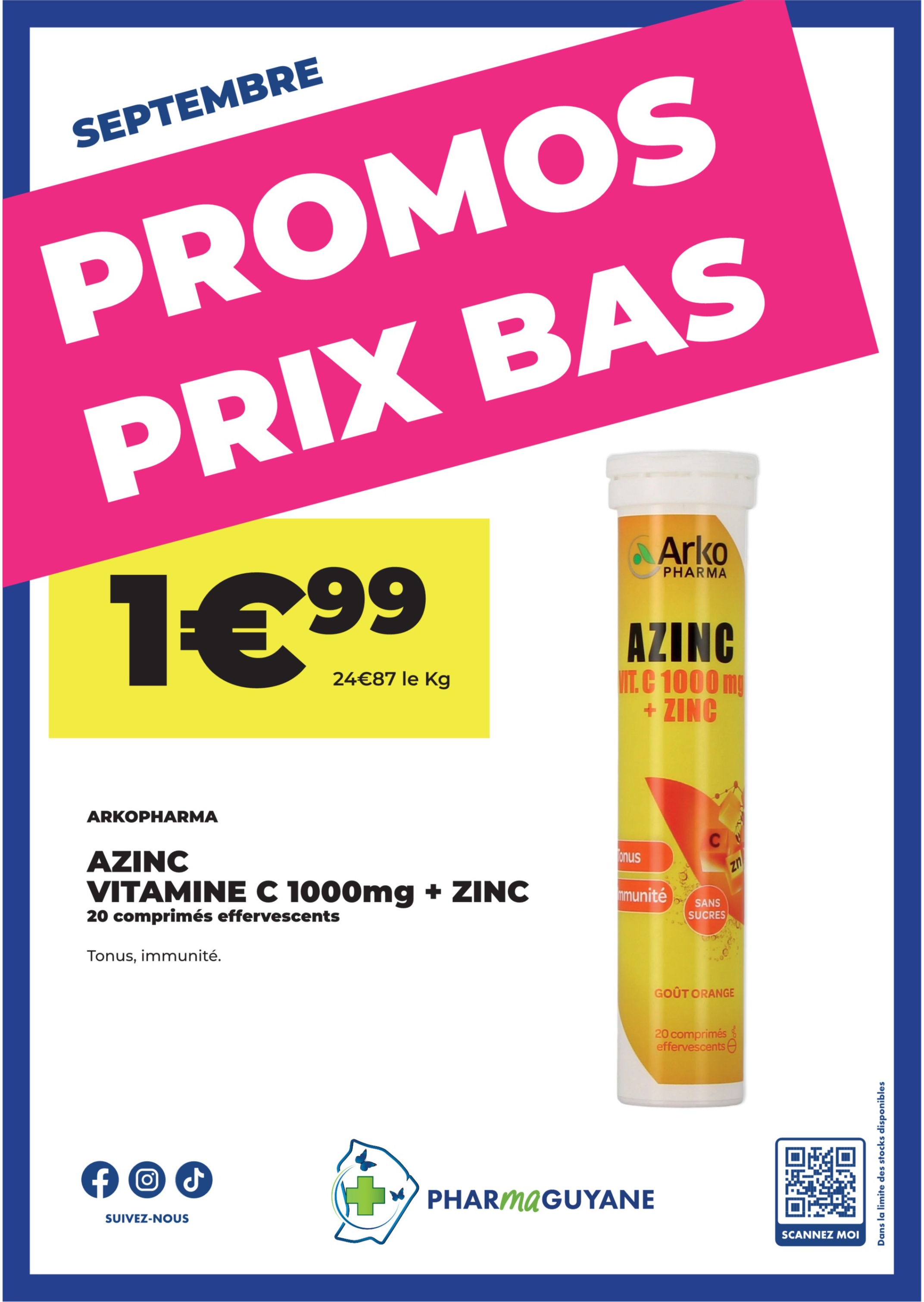 AZINC Vitamine C 1000mg + Zinc