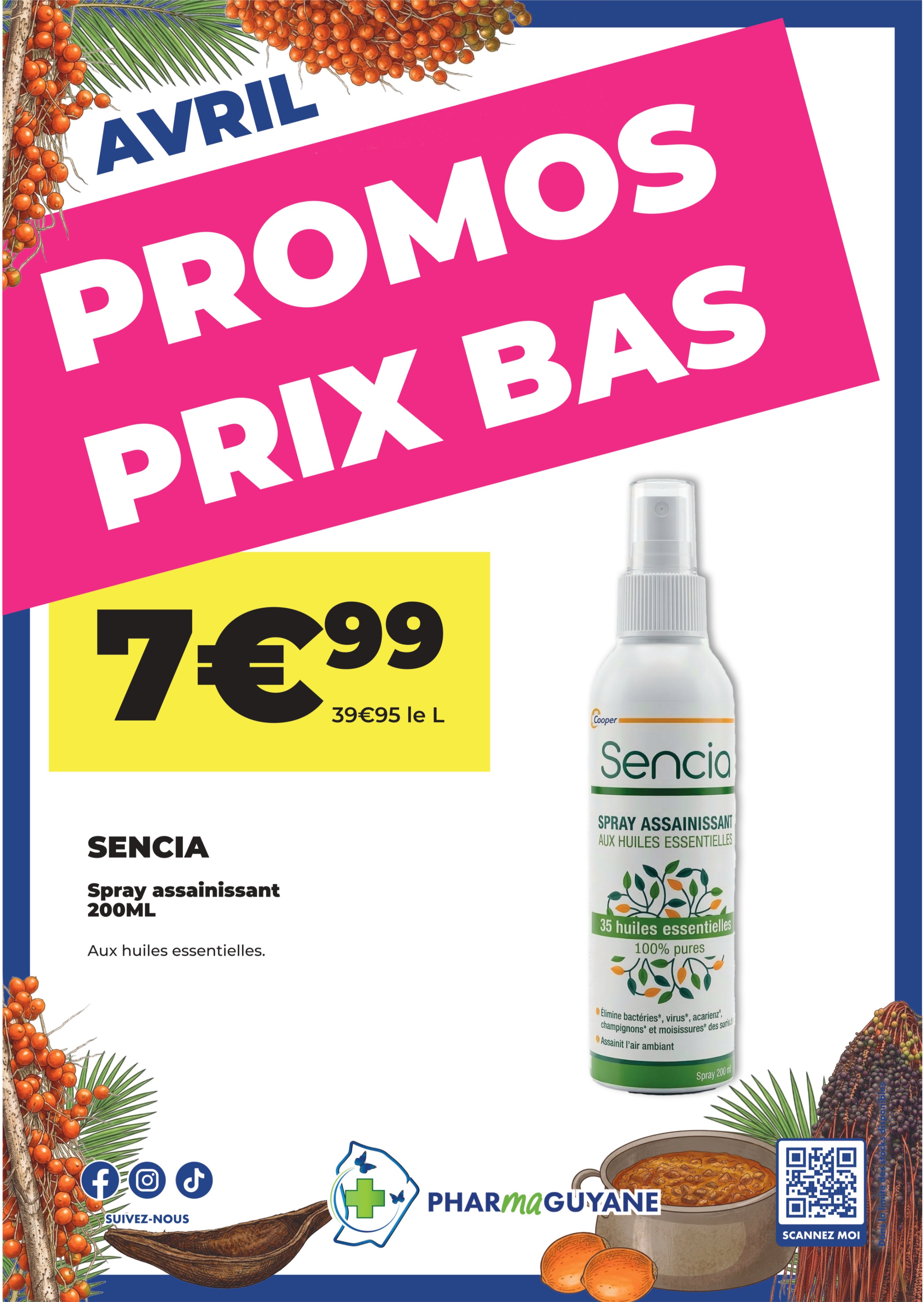 SENCIA Spray assainissant 200ml